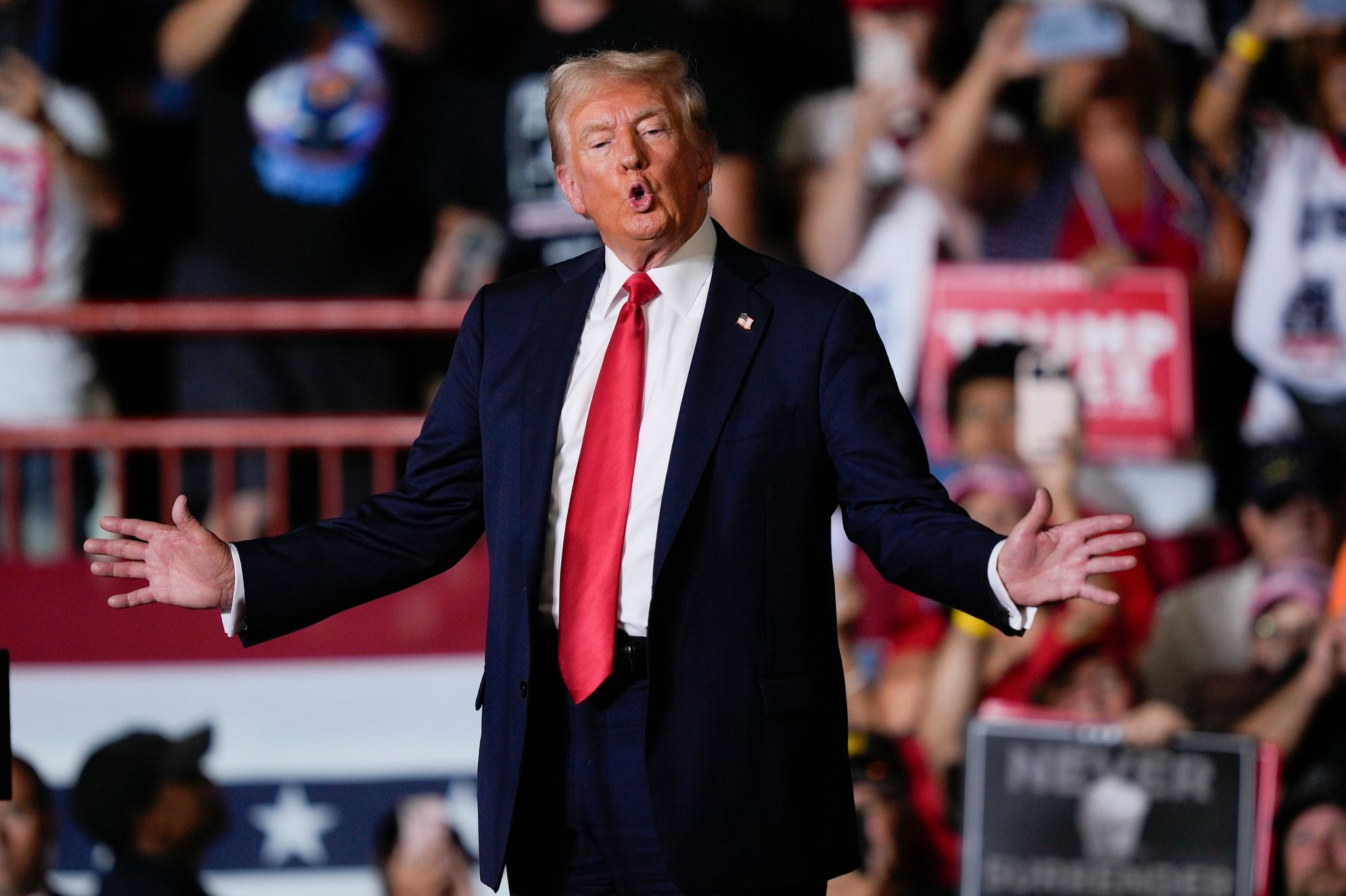 US-Wahlkampf: Trump für TV-Duell gegen Harris bereit