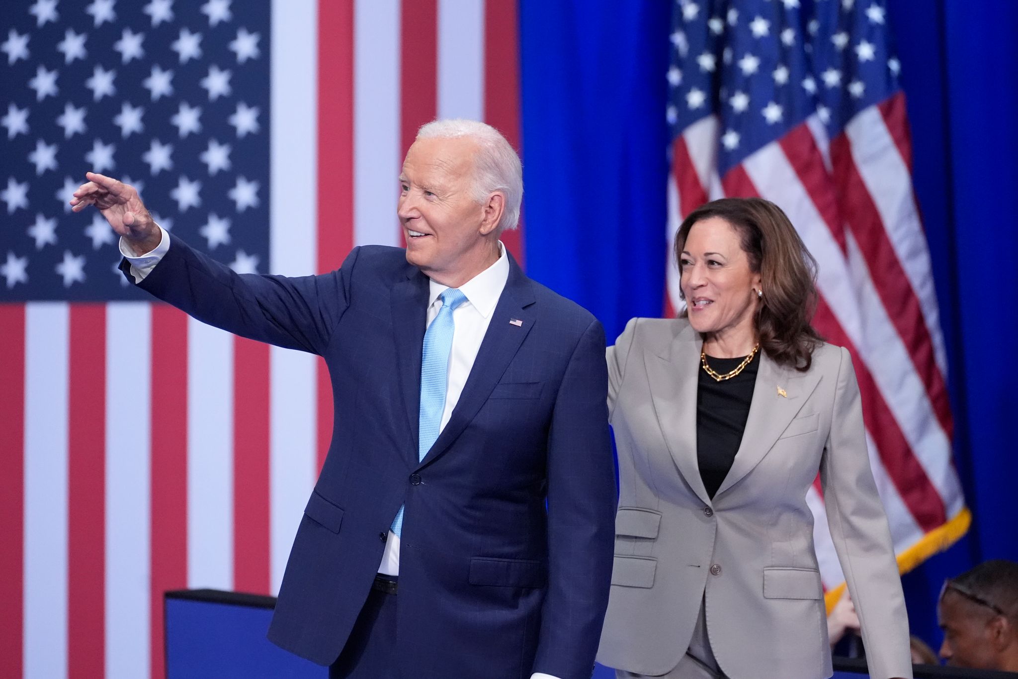 Joe Biden preist Kamala Harris als mögliche Nachfolgerin im Weißen Haus an