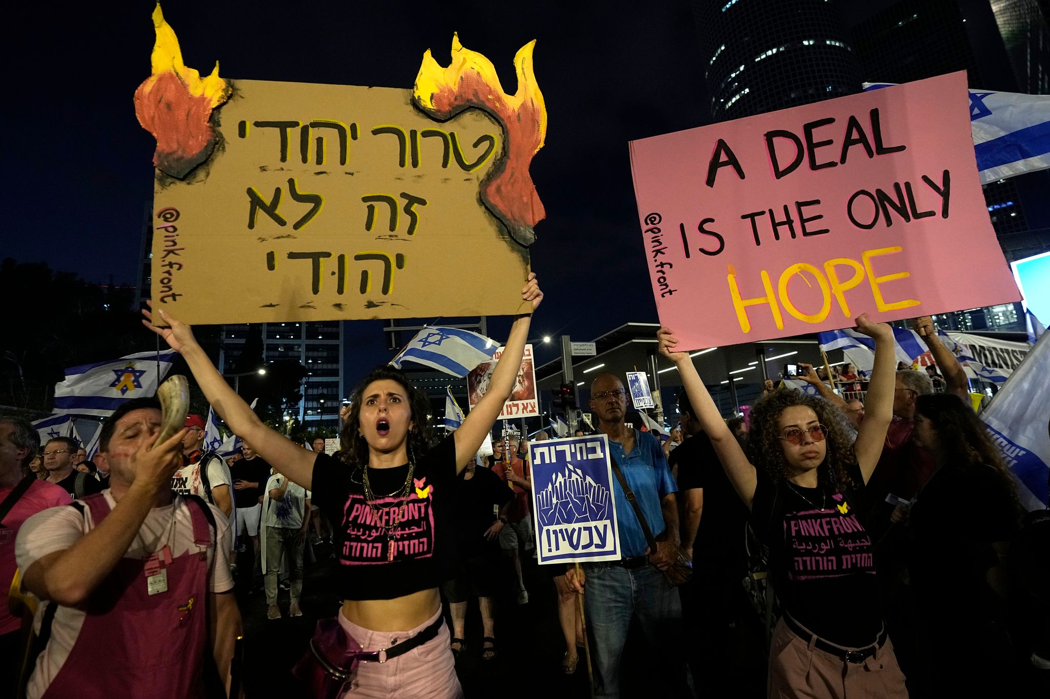 Neue Massenproteste in Israel für Gaza-Abkommen