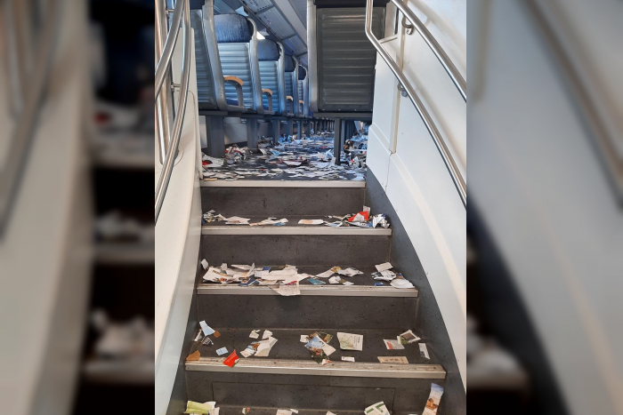 Rostock Hauptbahnhof: Zugverwüstung durch unbekannte Täter