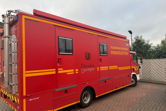 Friedrichstadt: Einsatzgeschehen Feuerwehr Dresden
