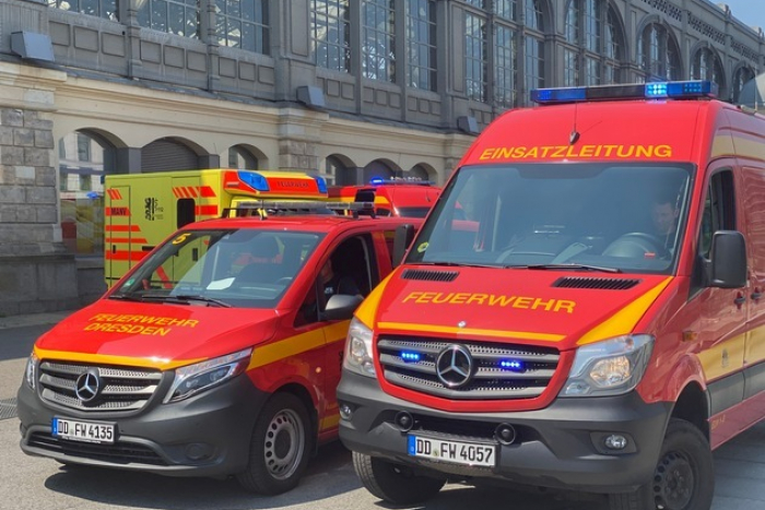 Johannstadt: Feuerwehr- und Rettungseinsätze in Dresden