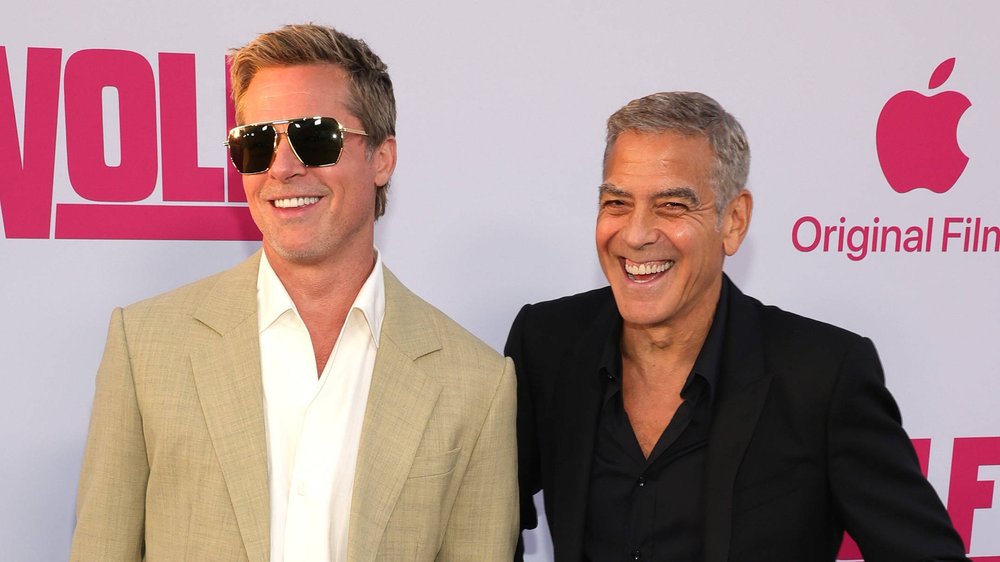 Brad Pitt und George Clooney: Spaß bei Premierenfeier in Los Angeles