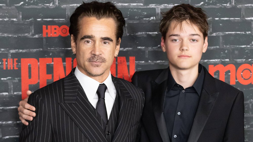 Colin Farrell und Sohn Henry bei 