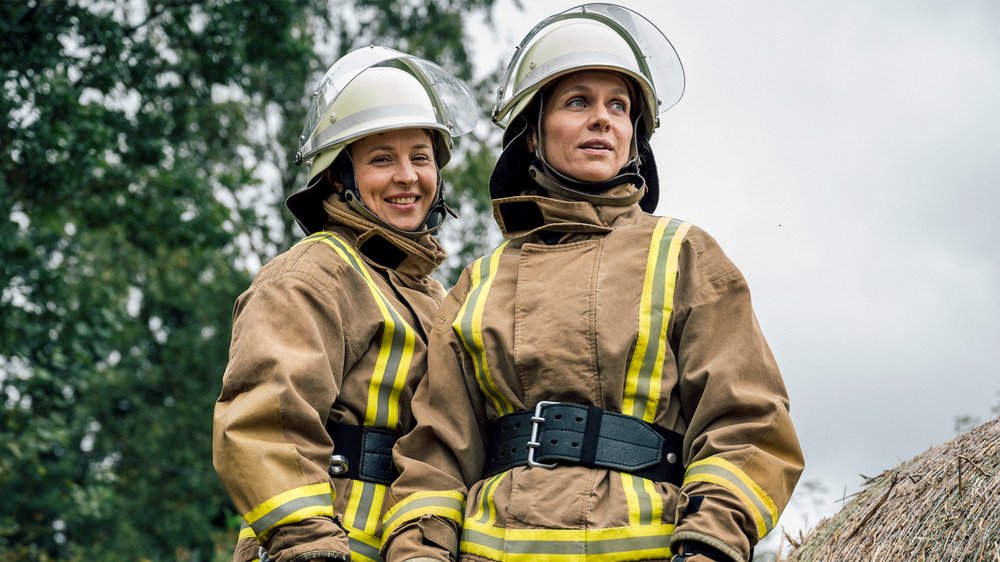 Anja wird zur Gruppenführerin bei der Feuerwehr ernannt