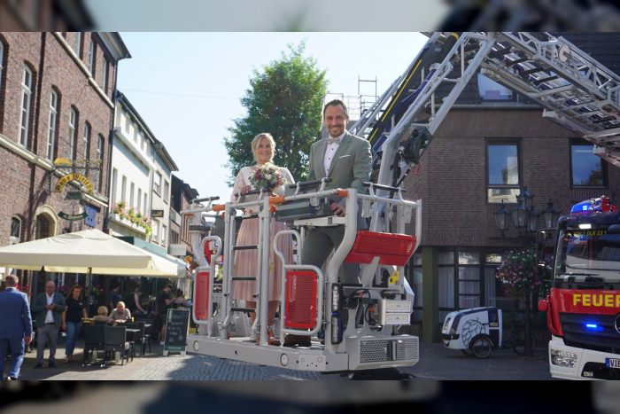 Tönisvorst: Hochzeit in 30 Metern Höhe