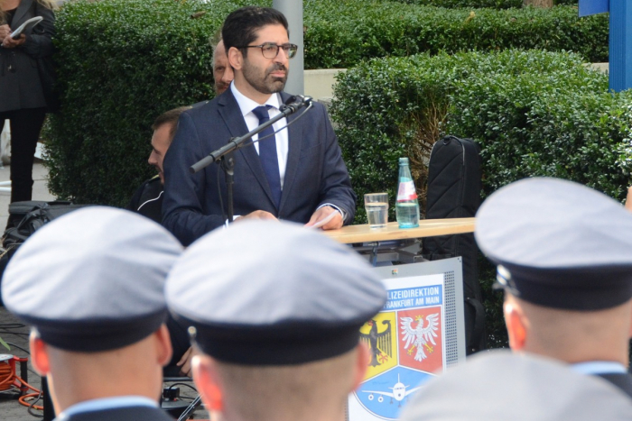 Frankfurt am Main: Feierliche Vereidigung von 227 neuen Bundespolizistinnen und Bundespolizisten