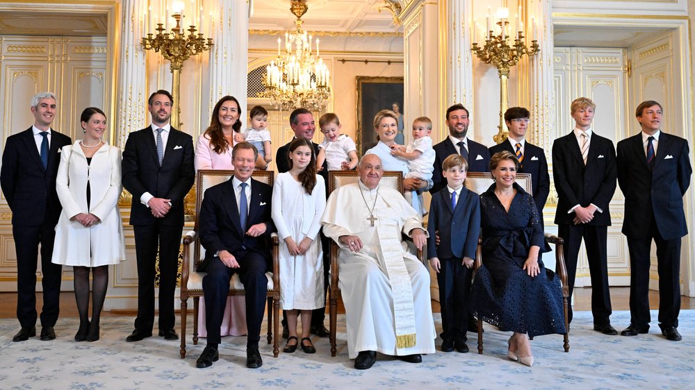 Papst Franziskus zu Besuch in Luxemburg: Ein historisches Treffen mit der großherzoglichen Familie