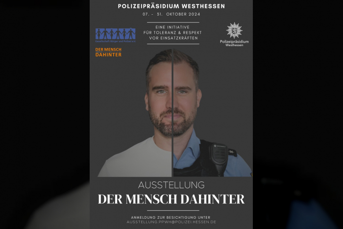 Ausstellung „Der Mensch dahinter“ in Wiesbaden