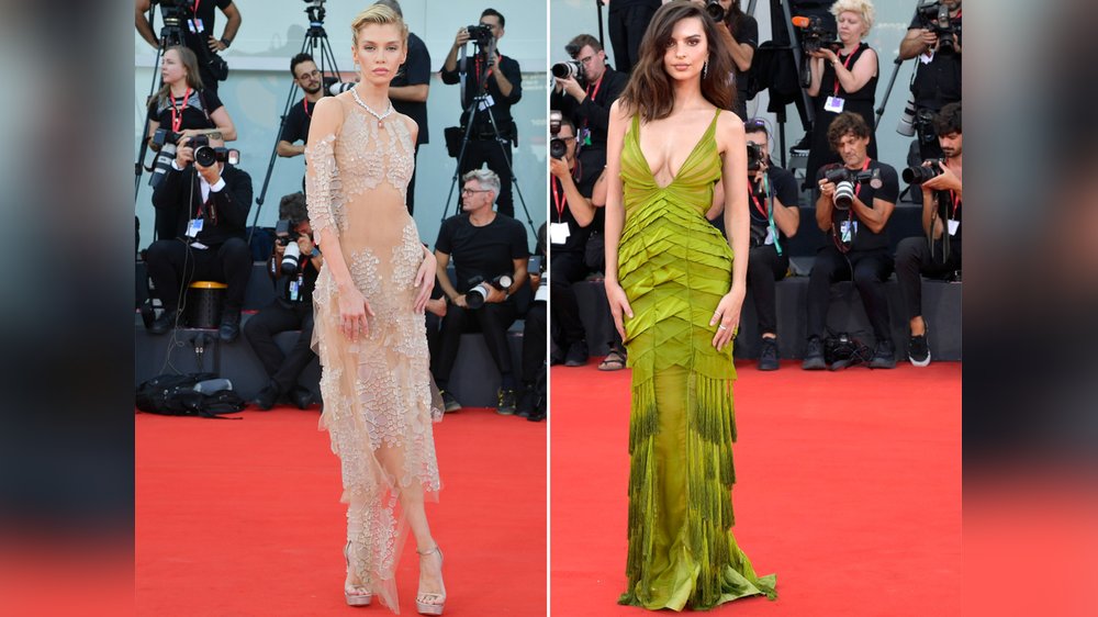 Stella Maxwell und Emily Ratajkowski: Gewagter Auftritt in Venedig