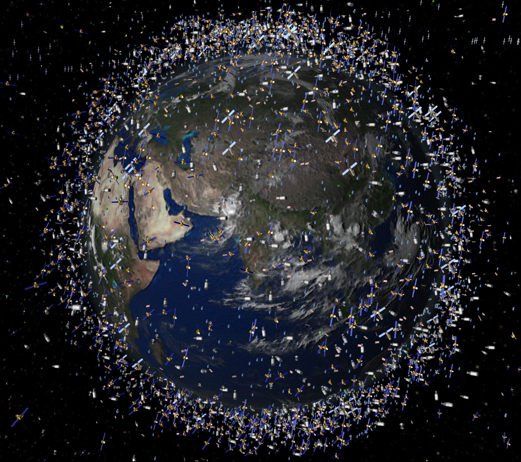 Bedrohung im All: Weltraumschrott gefährdet Satelliten und Raumfahrzeuge