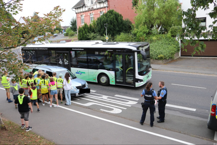 Eschwege: Verkehrskontrolle mit Schülern