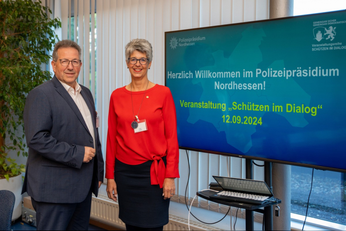 Hanau: Schützen im Dialog im Polizeipräsidium Nordhessen