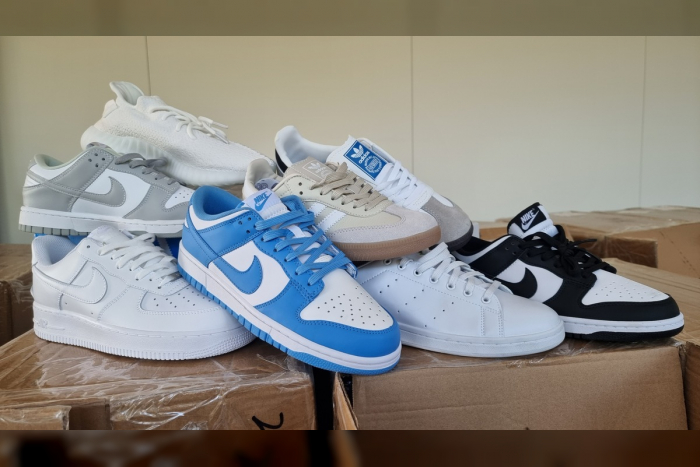Pomellen: Stralsunder Zoll beschlagnahmt 4.900 gefälschte Sneaker