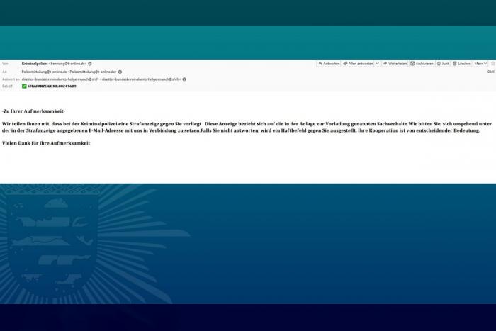Gießen: Betrug-E-Mails im Umlauf