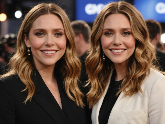 Elizabeth Olsen und Natasha Lyonne lächeln zusammen