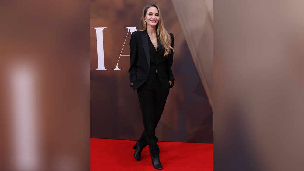 Angelina Jolie begeistert beim BFI London Film Festival in schwarzer Eleganz