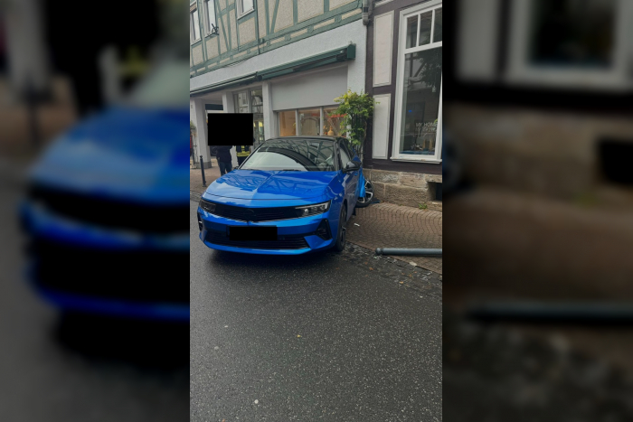 Eschwege: Gasverwechslung bei Unfall; Rentner leicht verletzt