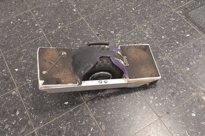 Selbstgebautes „Wheelboard“ in Niebüll