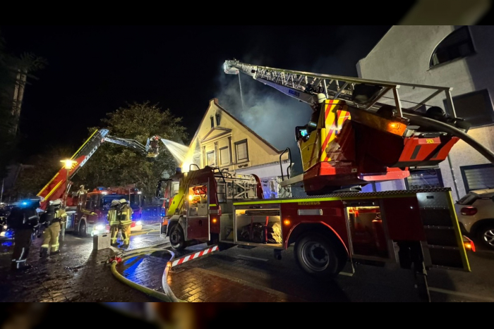 Lehe: Brand in ehemaligem Gebäude