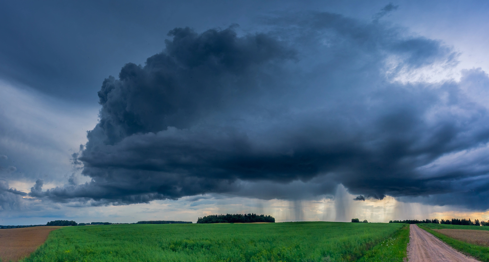 Unwetter-Warnung: Sturm und Starkregen