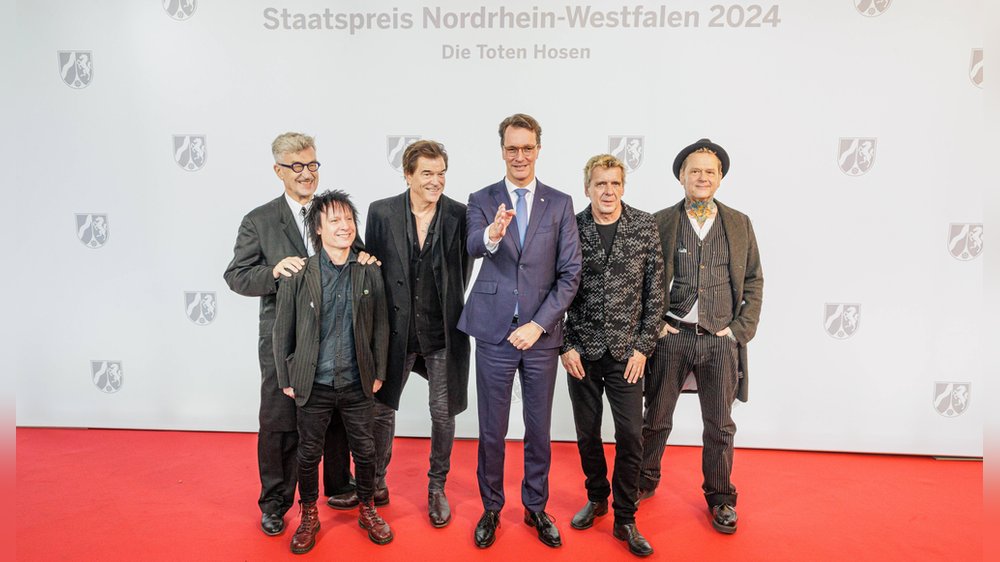 Die Toten Hosen wurden mit dem NRW-Staatspreis ausgezeichnet