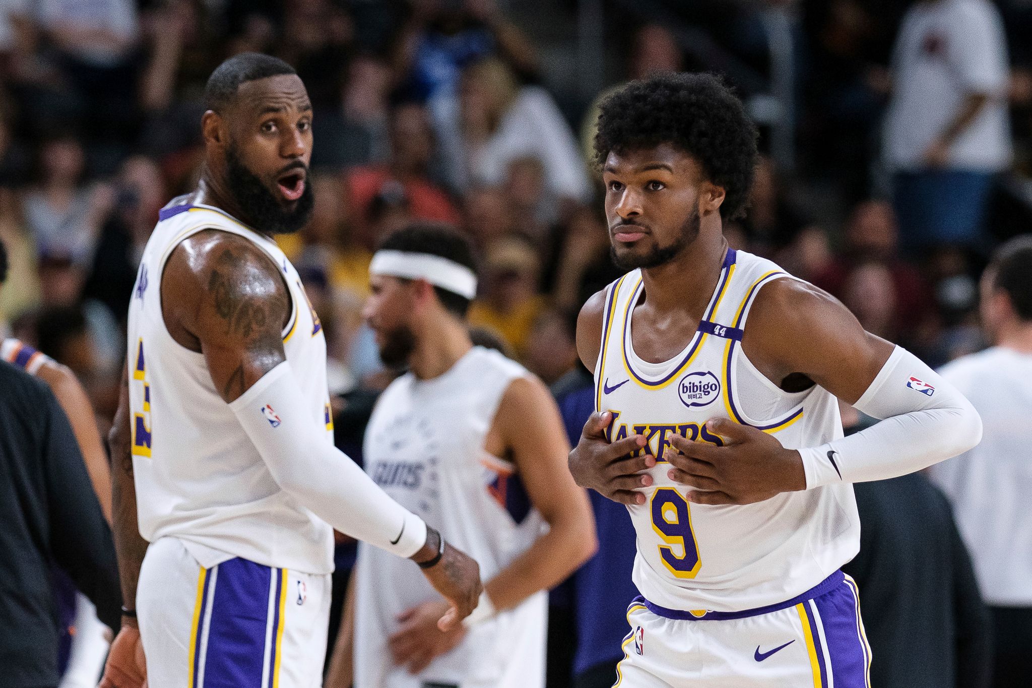«Bedeutet alles»: LeBron James und Sohn schreiben Geschichte