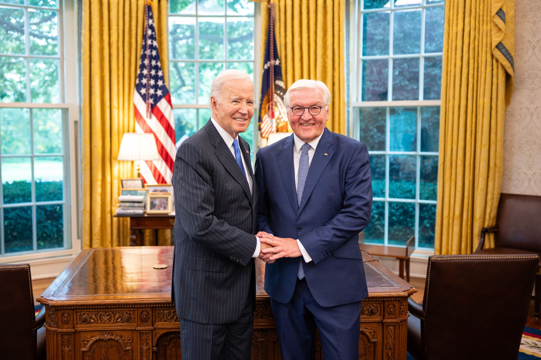 US-Präsident Biden trifft Bundespräsident Steinmeier in Deutschland