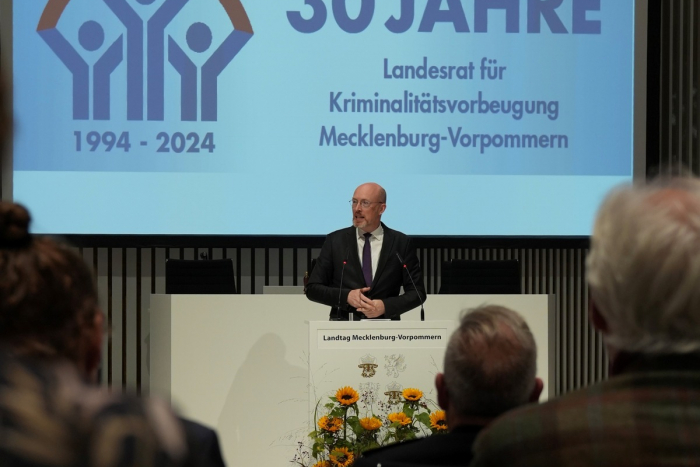 Schwerin: 30 Jahre Landesrat für Kriminalitätsvorbeugung
