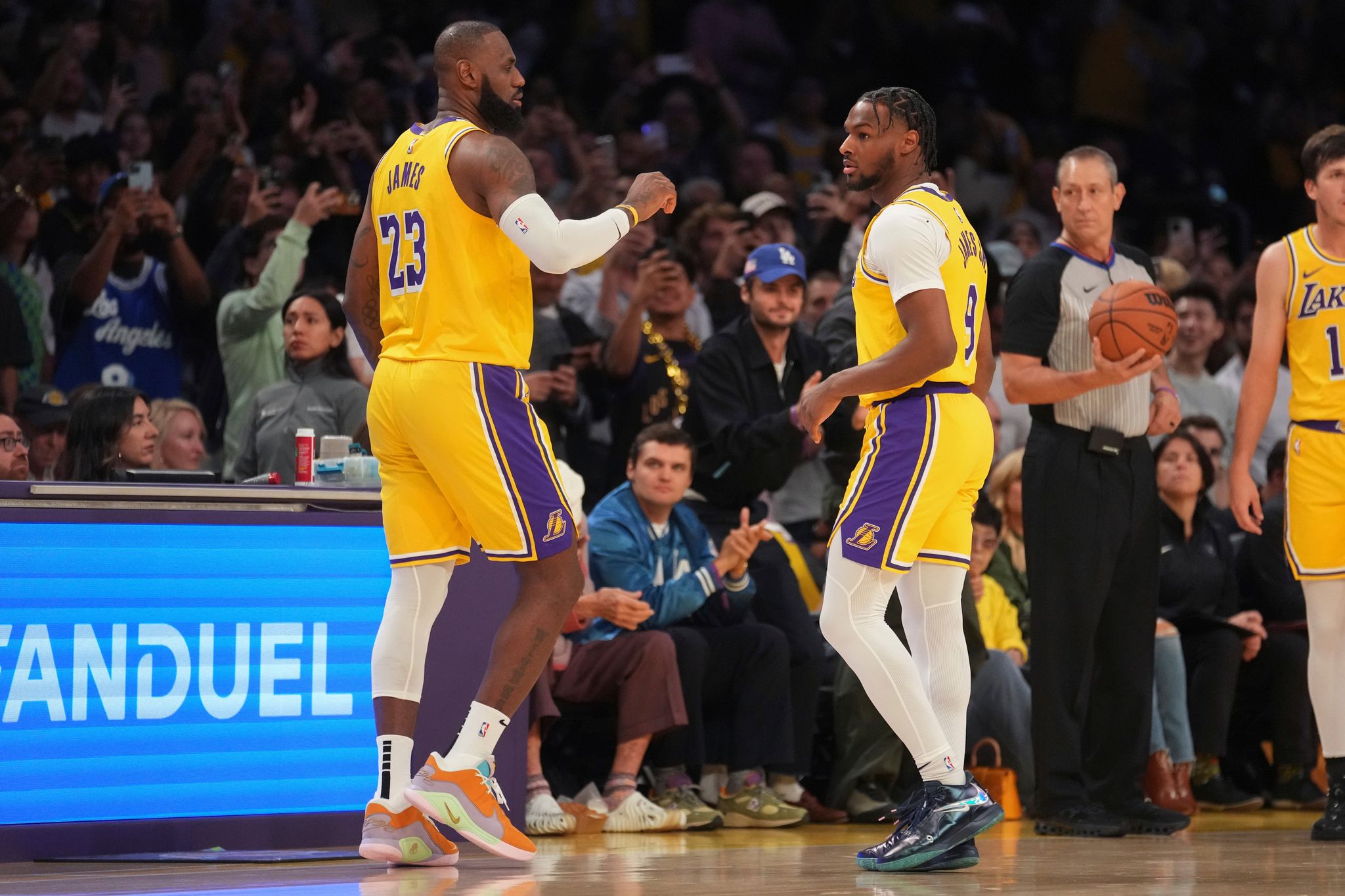 LeBron und Bronny James schreiben NBA-Geschichte