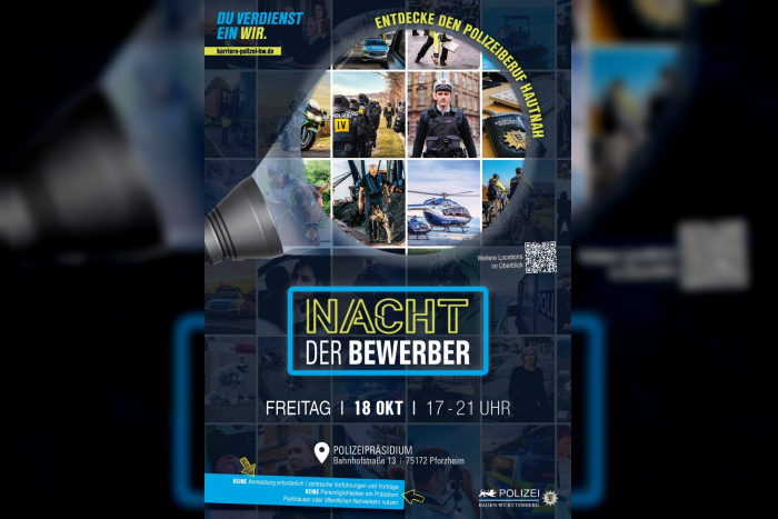 Enzkreis: Nacht der Bewerber bei der Polizei Baden-Württemberg