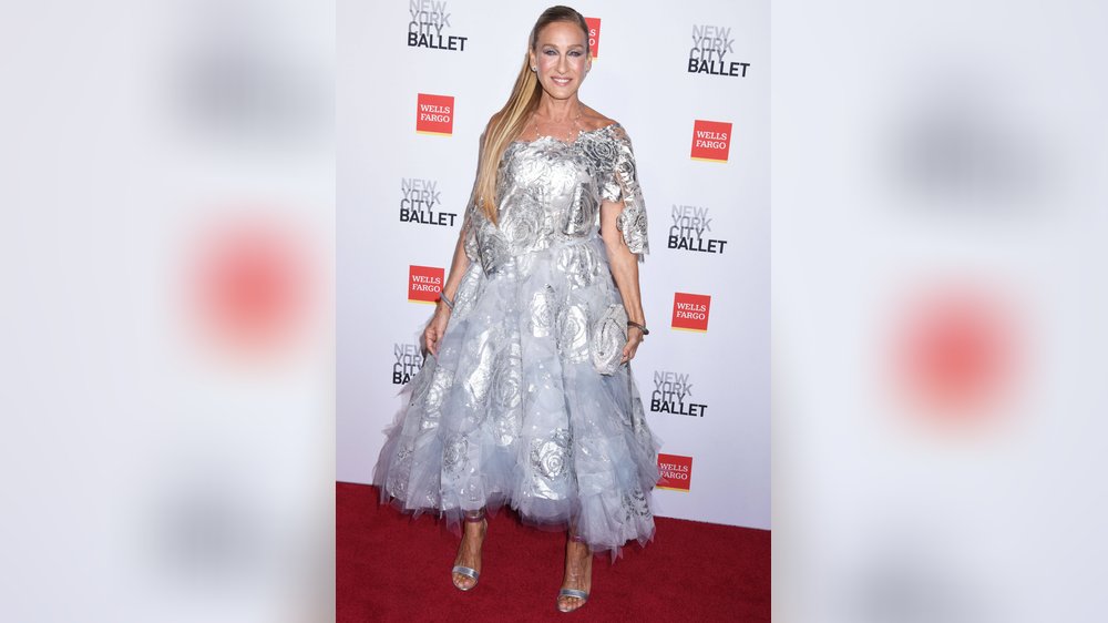 Sara Jessica Parker glänzt in Silber bei NYC Ballet Gala