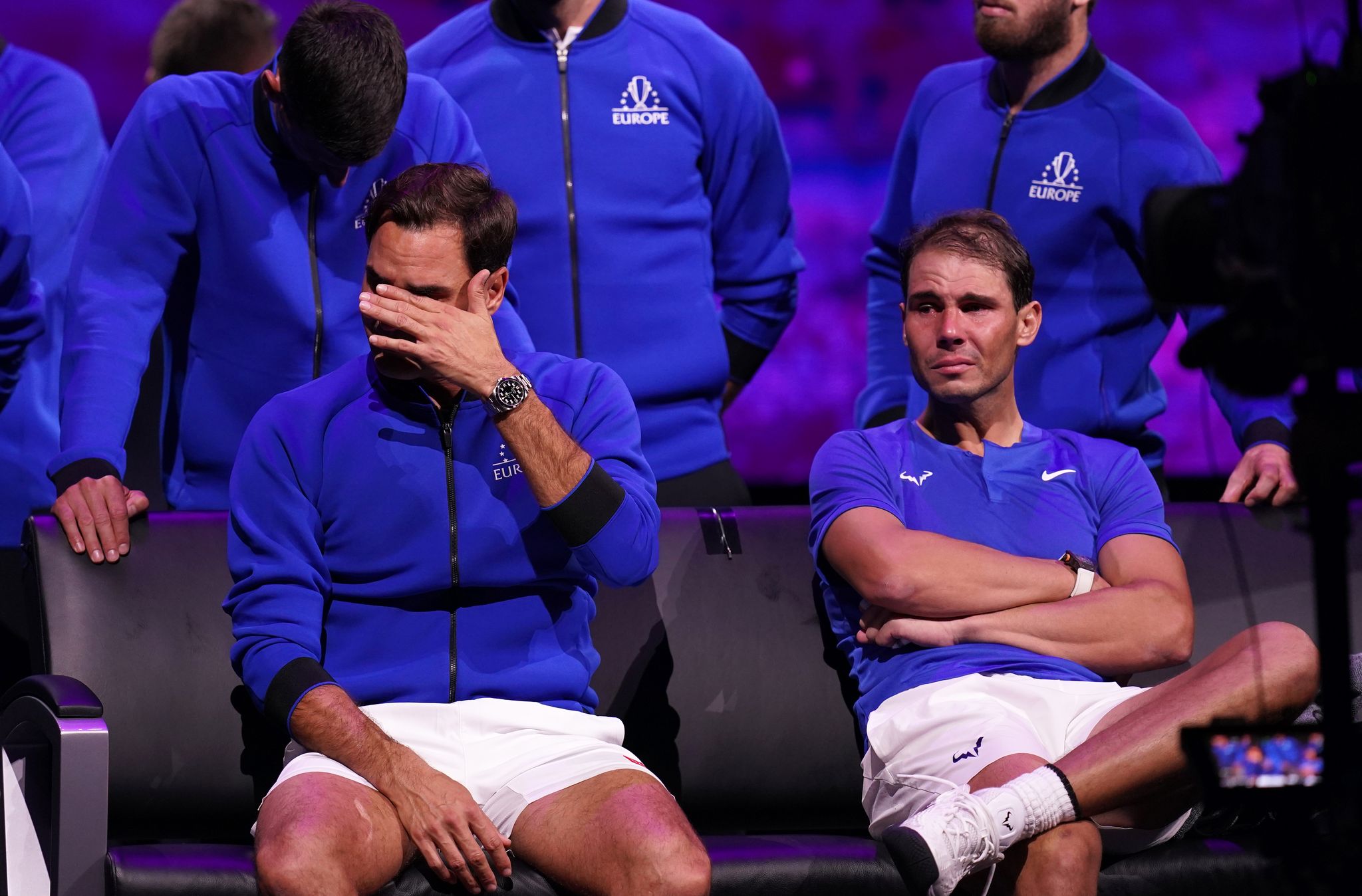 Emotionale Reaktion von Roger Federer auf den Rücktritt von Rafael Nadal