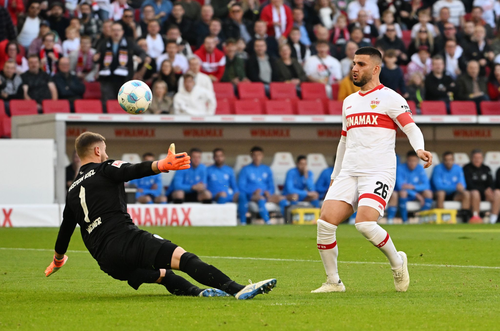 Stuttgart siegt knapp gegen Kiel und bleibt auf Kurs in der Bundesliga