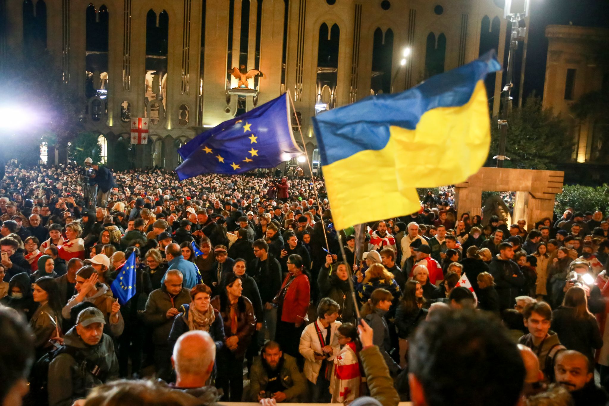 Protest in Georgien – Opposition fordert Wahlwiederholung