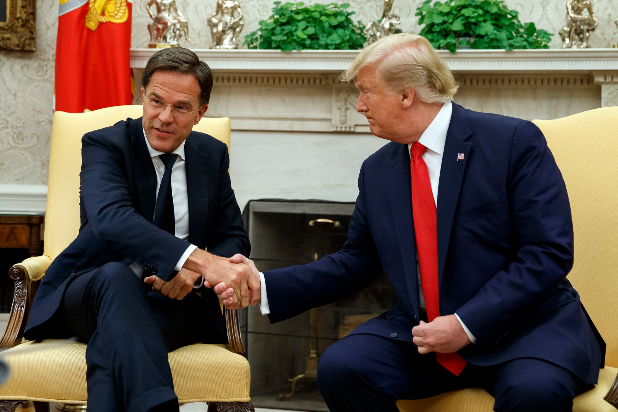 Nato-Generalsekretär Mark Rutte trifft Donald Trump in Florida