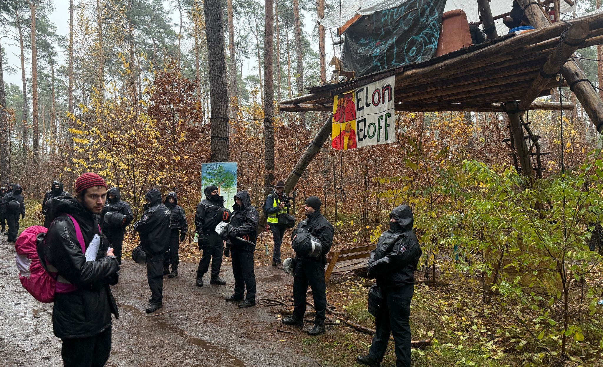 Tesla-Gegner zu Camp-Auflösung: «Wir sind wütend»