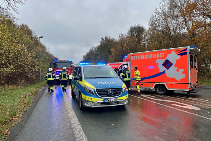 Sprockhövel: Verkehrsunfall mit zwei Verletzten