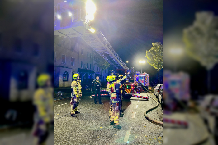 Bremen-Regensburger Straße: Brand in Münchener Straße