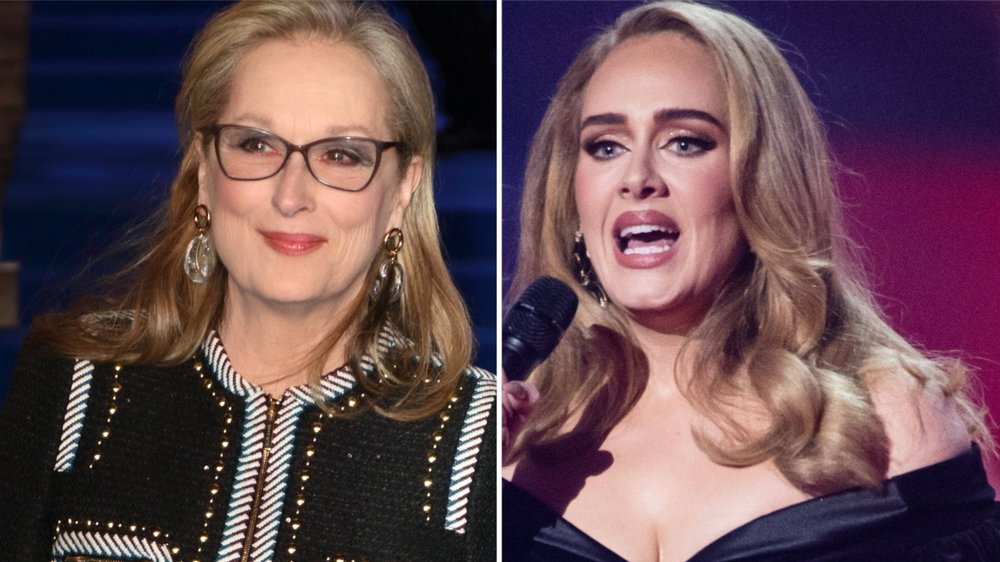 Adele verkleidet sich als Meryl Streep bei Las Vegas-Show