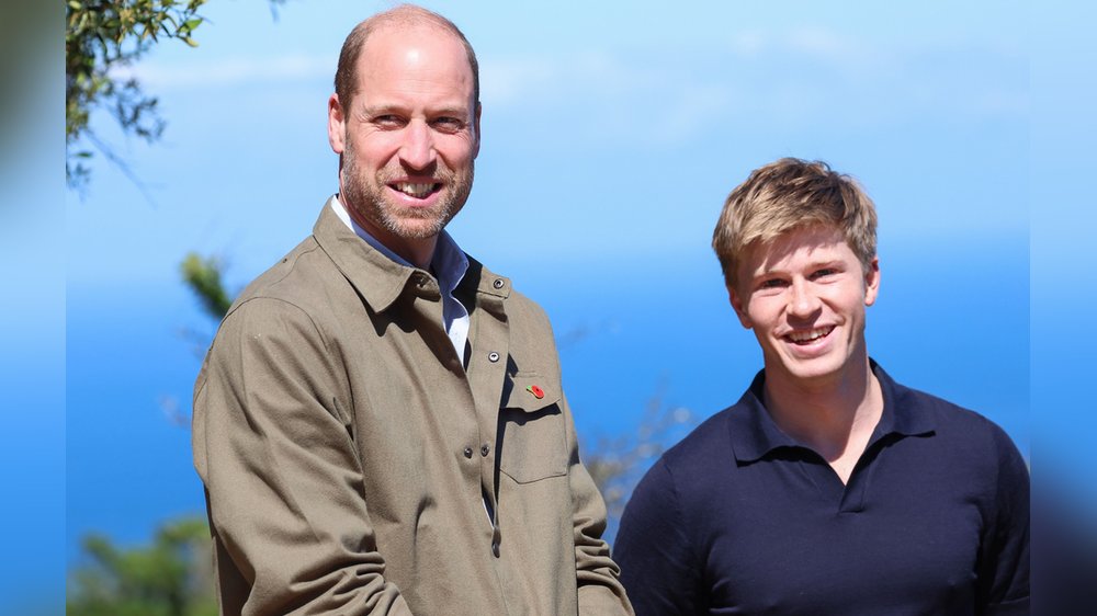 Prinz William und Robert Irwin wandern für den Naturschutz in Kapstadt