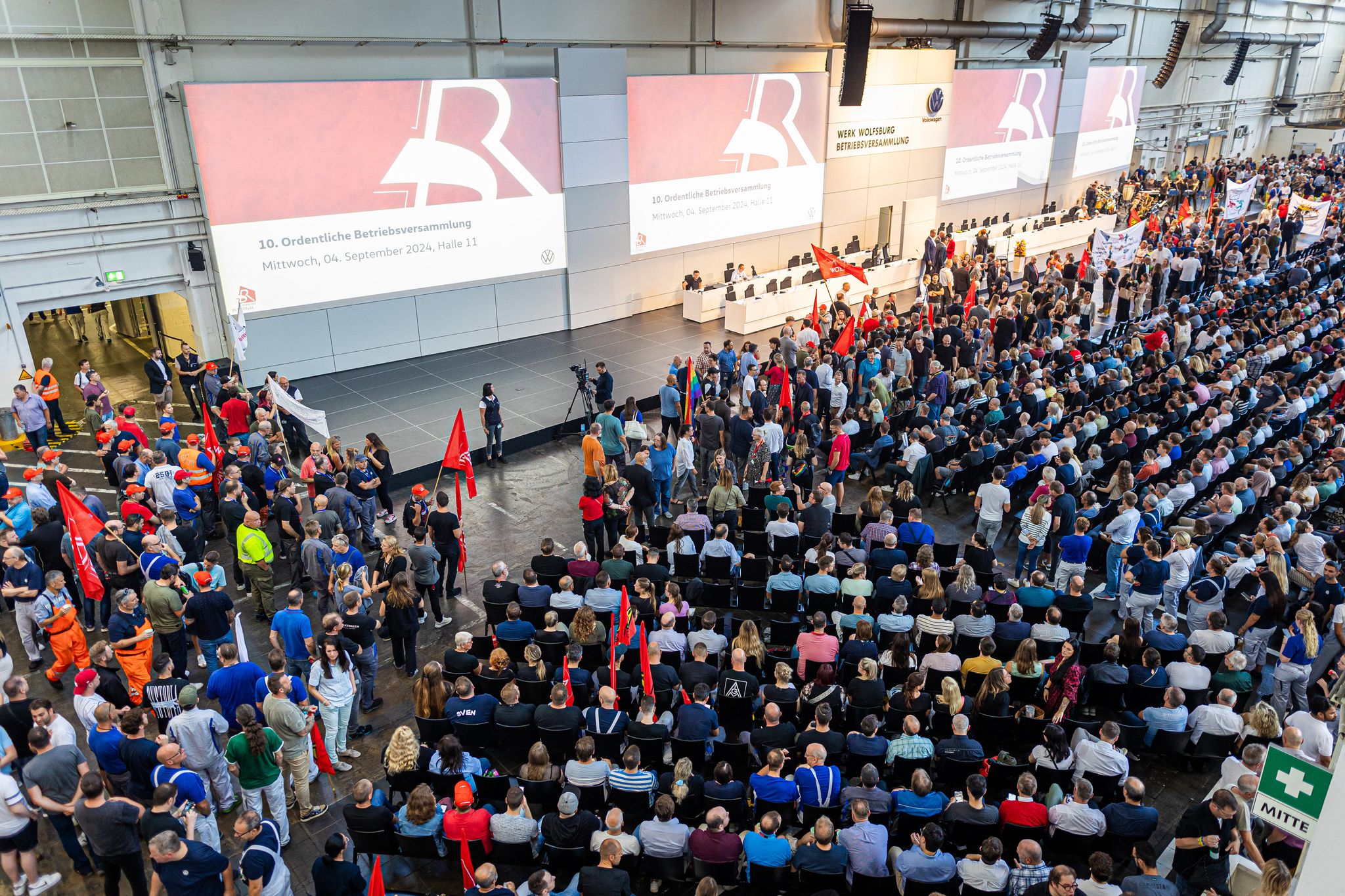 Turbulente Betriebsversammlung bei Volkswagen erwartet