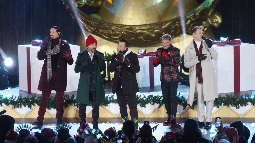 Backstreet Boys begeistern beim Weihnachtsbaum-Event am Rockefeller Center