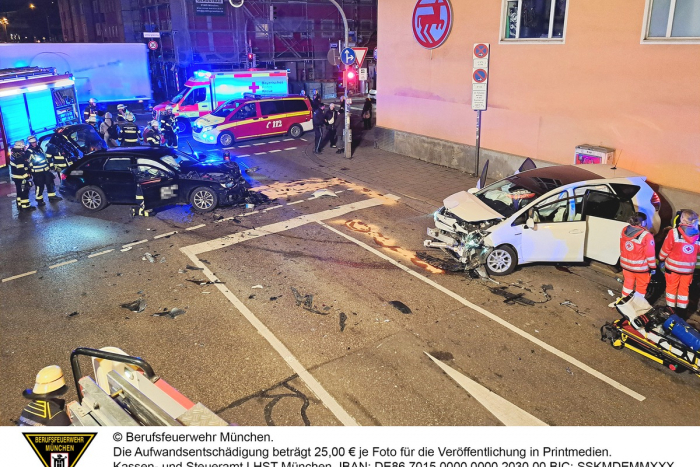 München: Verkehrsunfall in Giesing