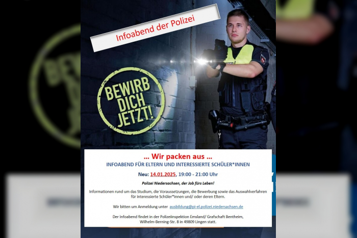 Lingen: Informationsabend bei der Polizei Niedersachsen