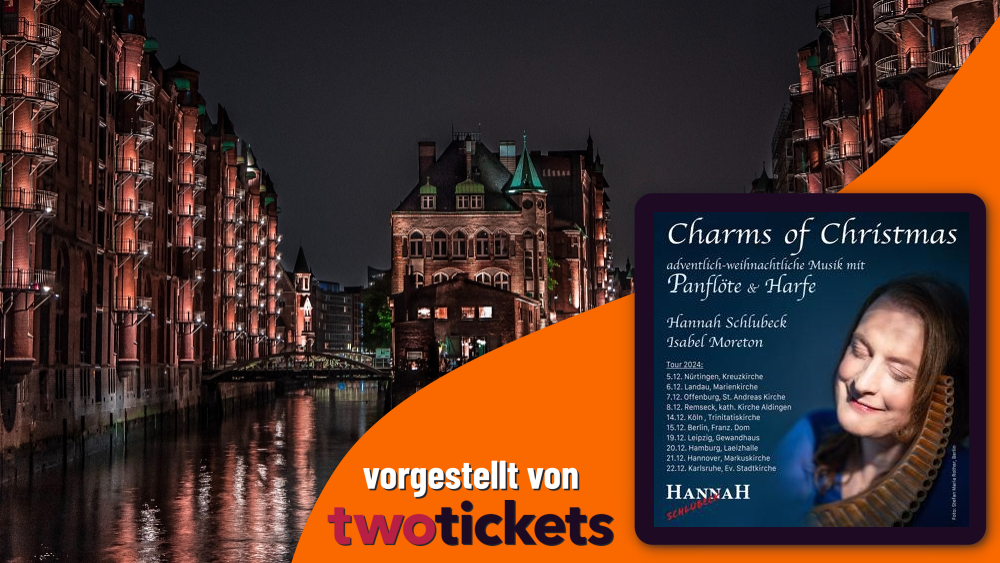 Klassische Konzerte in Hamburg am 20.12.24: Charms of Christmas – Panflöte und Harfe