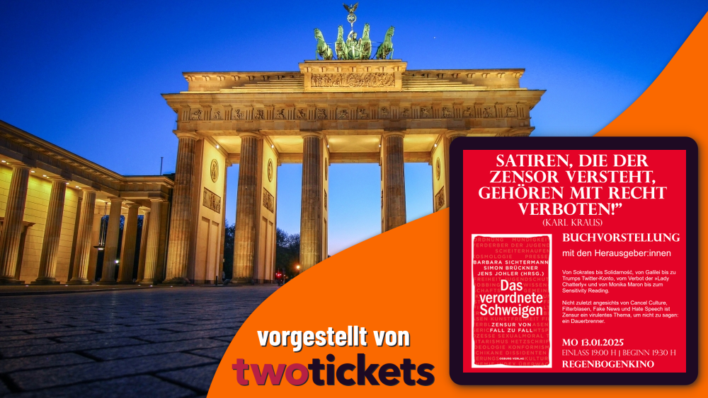 Lesungen in Berlin am 13.01.25: “Das verordnete Schweigen – Zensur von Fall zu Fall”