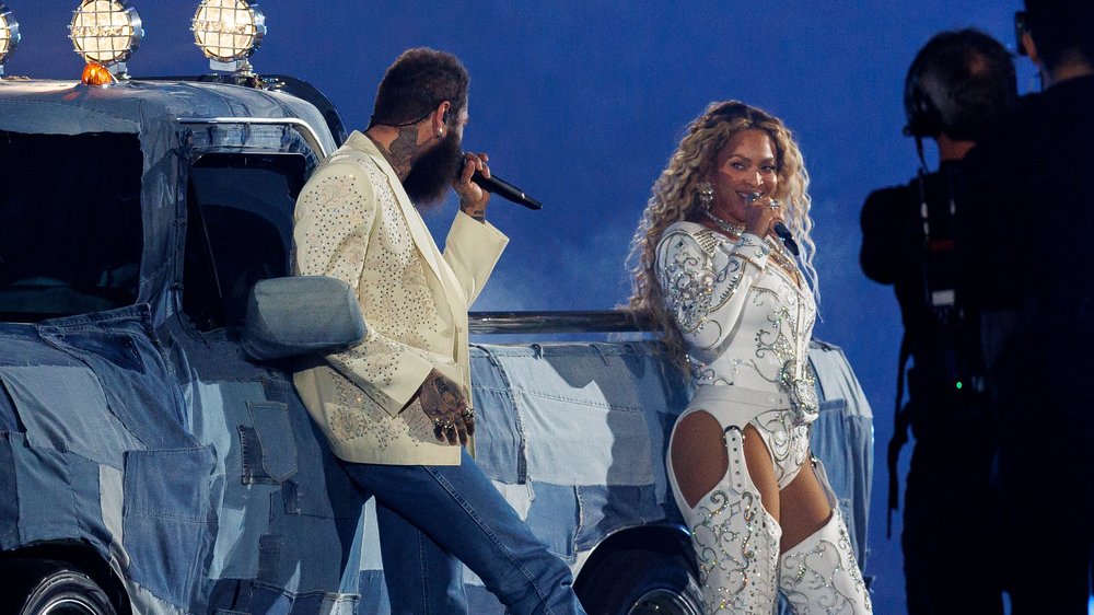 Post Malone begeistert bei Überraschungsauftritt mit Beyoncé