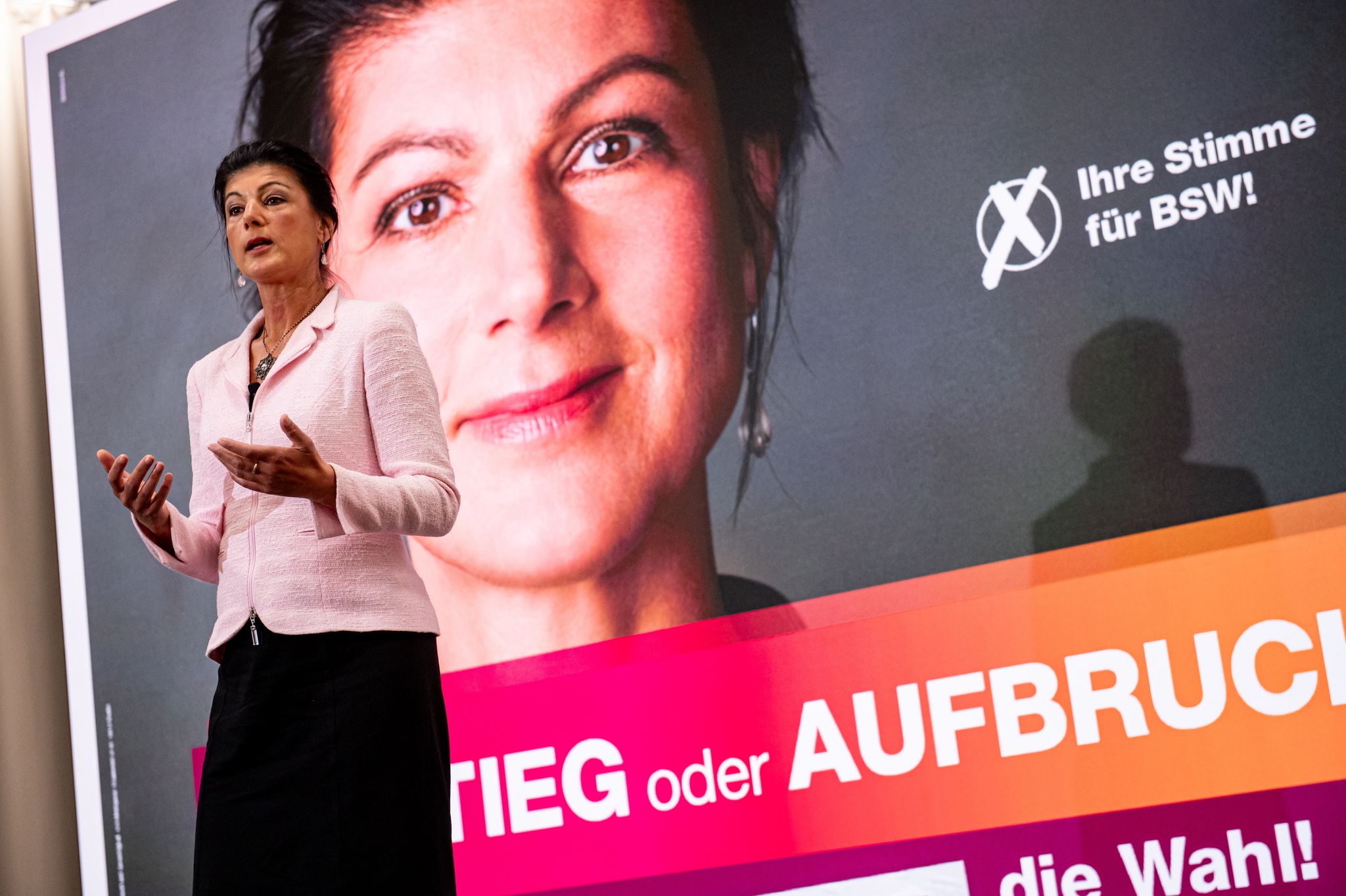 BSW: Sahra Wagenknecht als Kanzlerkandidatin bei Bundestagswahl