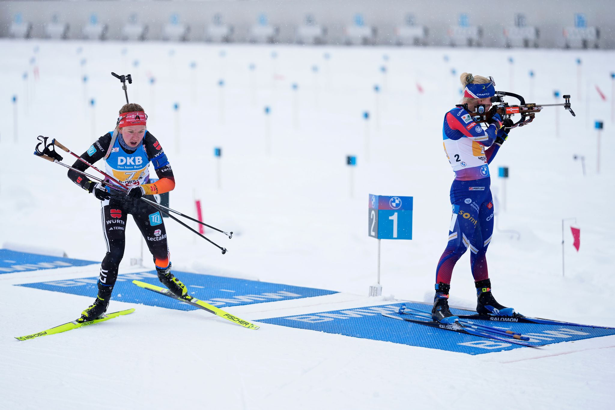 Deutsche Biathletinnen feiern Staffelsieg in Österreich